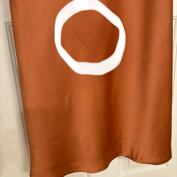 Revelry Jade Satin Dress | Copper - 725 - Picture 5 of 6